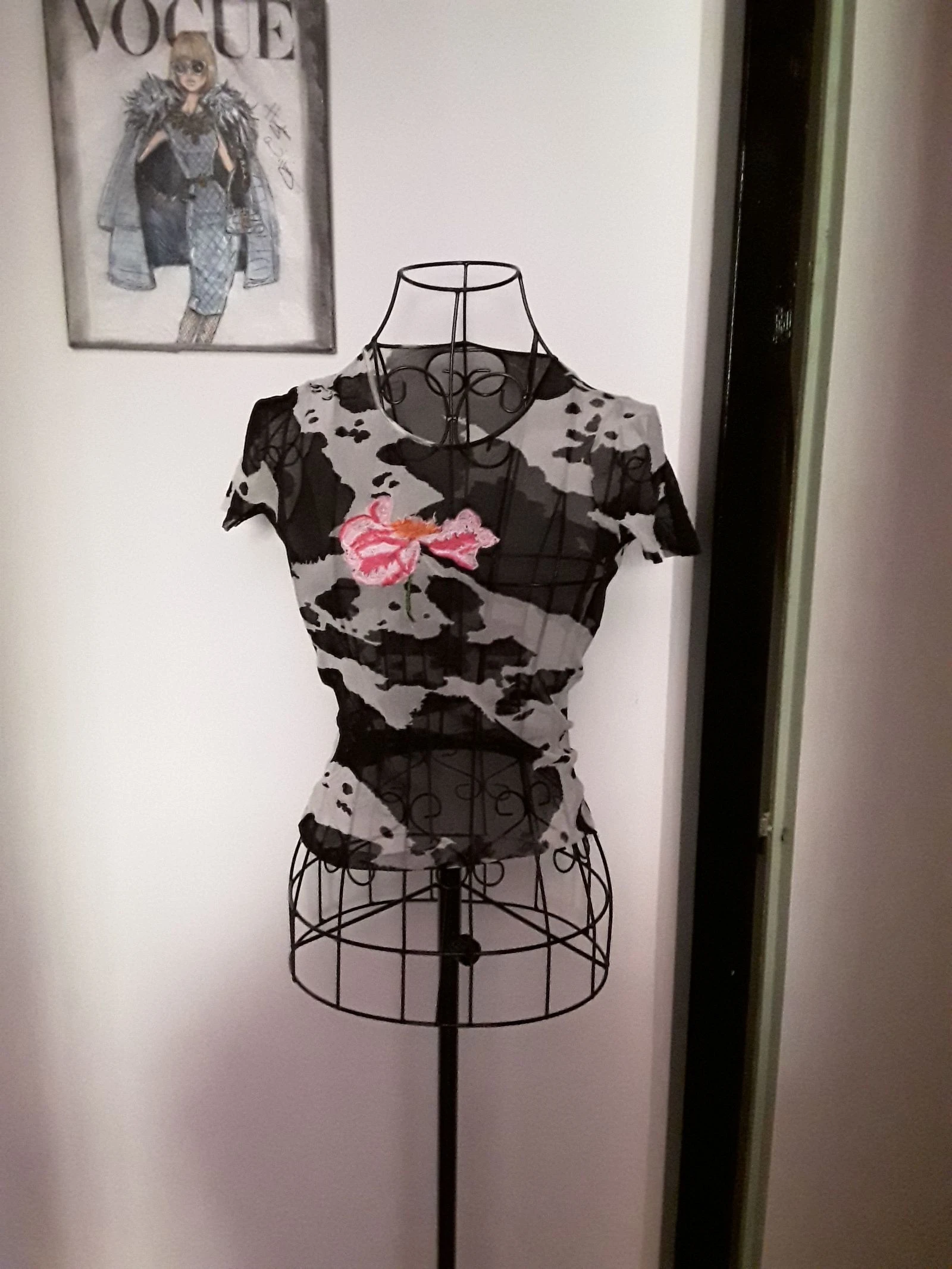 Tee-shirt manches courtes imprimé "Transparent"